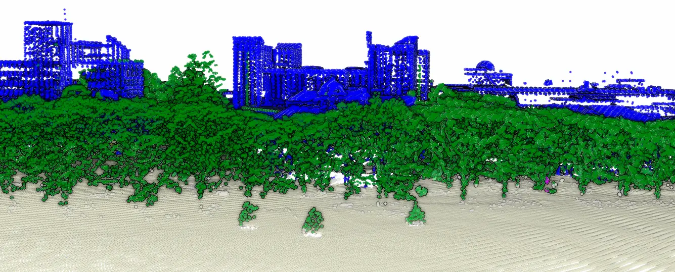 Johnson's Green in point cloud